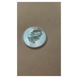 1 1/4 Ounce .9999 Fine Silver $8 Canadian Coin