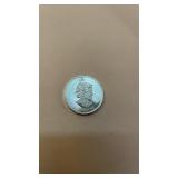 1 1/4 Ounce .9999 Fine Silver $8 Canadian Coin