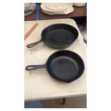 Pair of Cast Iron Skillets