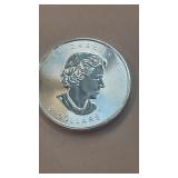 1 1/4 Ounce .9999 Fine Silver $8 Canadian Coin