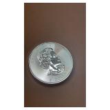 1 1/4 Ounce .9999 Fine Silver $8 Canadian Coin