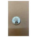1 1/4 Ounce .9999 Fine Silver $8 Canadian Coin
