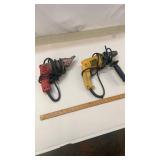 Milwaukee Shear & DeWalt Drill Electric Tools