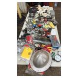 Table Full of Shop Supplies