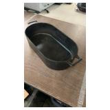 Heavy Cast Iron Oven Fish Fryer Roasting Pan
