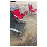 3 Folding Chairs for Game Day or Camping
