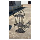 Metal Folding Corner Shelf