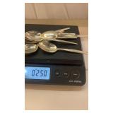 8 Sterling Gorham Atomic Shooting Star Spoons MCM