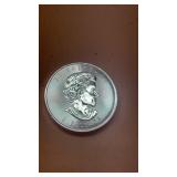 1 1/4 Ounce .9999 Fine Silver $8 Canadian Coin