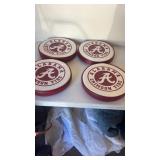 4 University of Alabama Stool Seat Cushions
