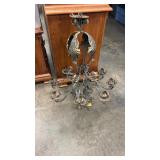 Very Old Iron Candle Holders Chandelier