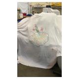 Hand Made Peacock Bed Spread Cover