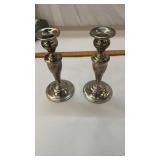 Pair of Gorham  Sterling Silver Candlesticks