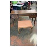 Vanity or Make Up Table with Stool
