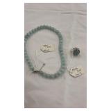 Sterling Silver .925 Necklace & Ring