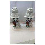 Victorian Style Figure Lamps