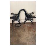 Cast Iron End Parts for a Park Bench