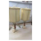 Pair of Vintage Porcelain Lamps