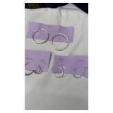 Sterling Silver Hoop Earrings