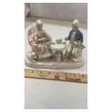 Porcelain Dresden Style Victorian Couple