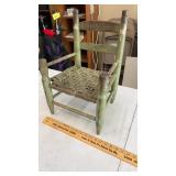Small Vintage Childs Doll Chair