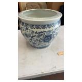 Blue & White Planter