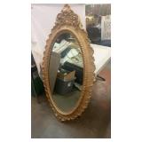 Large Oval Decorative Mirror