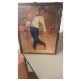 Vintage "The Gay Philosopher" Advertising Print