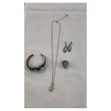 Beautiful Sterling Silver .925 Jewelry Set