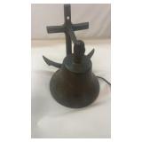 Vintage Outdoor Brass Anchor Bell