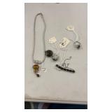 Sterling Silver .925 Jewelry with Beautiful Stones