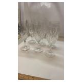 6 Crystal Wine Water Goblets Gorham?