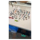Large Group of Miniature People & Animals