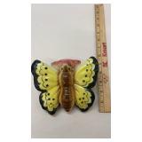 ME POCO WARE Made in Japan Butterfly Wall Pocket