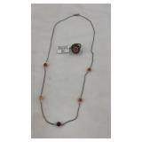 Sterling Silver Necklace & Ring
