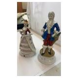 Porcelain Man & Lady with Lace