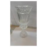 Cut Glass Crystal Hurricane Candle Lamp