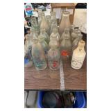 Glass Milk Bottles from England United Kingdom