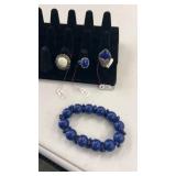 Sterling Silver .925 Jewelry Rings & Bracelet