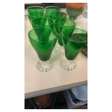 8 Anchor Hocking Burple Glass