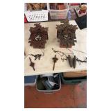 Pair of Vintage Coo Coo Clocks