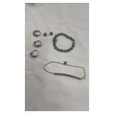 Very Pretty Sterling Silver .925 Jewelry Set