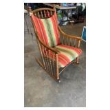 Solid Oak Rocking Chair