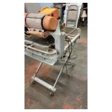 Electric Wet Saw on Portable Stand