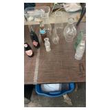 Oil Lantern Chimneys & Soda Bottles