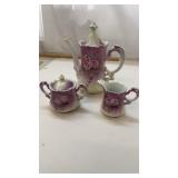 Lefton Hand Painted Tea Set