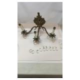 Brass Finish Electric Wall Sconce