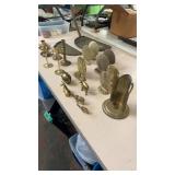 LARGE Group of Brass Decor