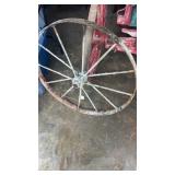 34" Metal Wagon Wheel