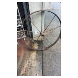32" Metal Wagon Wheel
